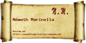 Németh Marinella névjegykártya